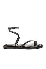 A.EMERY Piper Sandal in Black, view 1, click to view large image.