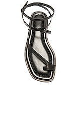 A.EMERY Piper Sandal in Black, view 4, click to view large image.