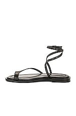A.EMERY Piper Sandal in Black, view 5, click to view large image.