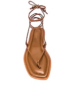 A.EMERY Finch Sandal in Deep Tan, view 4, click to view large image.