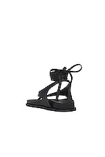 A.EMERY Shel Sandal in Black, view 3, click to view large image.