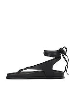 A.EMERY Shel Sandal in Black, view 5, click to view large image.