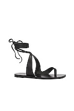 A.EMERY Marguax Sandal in Black, view 2, click to view large image.