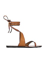 A.EMERY Marguax Sandal in Deep Tan, view 1, click to view large image.