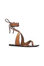 A.EMERY Marguax Sandal in Deep Tan, view 2, click to view large image.