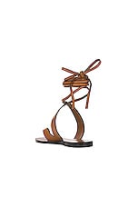 A.EMERY Marguax Sandal in Deep Tan, view 3, click to view large image.