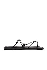 A.EMERY Nodi Sandal in Black, view 1, click to view large image.