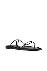 A.EMERY Nodi Sandal in Black, view 2, click to view large image.
