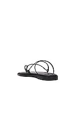 A.EMERY Nodi Sandal in Black, view 3, click to view large image.