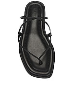 A.EMERY Nodi Sandal in Black, view 4, click to view large image.