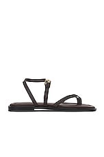 A.EMERY Lucia Sandal in Walnut, view 1, click to view large image.