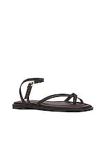 A.EMERY Lucia Sandal in Walnut, view 2, click to view large image.