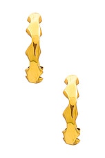 AUREUM Astrid Earrings in Gold, view 3, click to view large image.