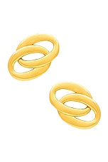 AUREUM Blair Earrings in Gold, view 1, click to view large image.