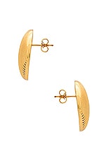 AUREUM Reine Earrings in Gold, view 2, click to view large image.