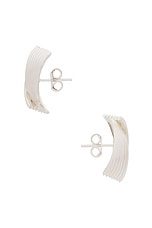 AUREUM Vienna Earrings in Silver, view 2, click to view large image.