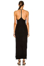 Auteur Netting Racer Dress in Black, view 3, click to view large image.