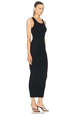 AEXAE Knit Tank Maxi Dress in Black, view 2, click to view large image.