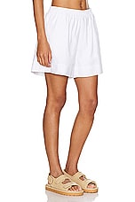 AEXAE Shorts in White, view 2, click to view large image.