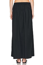 AEXAE Maxi Skirt in Black, view 3, click to view large image.