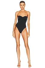 AEXAE Underwire Bralette One-piece in Black, view 1, click to view large image.