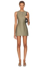 Alfie Nori Mini Dress in Olive - Size M