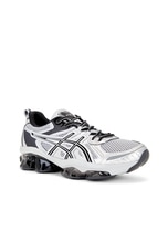 Asics Gel-Quantum Kinetic 2000'S Iconic in Mid Grey & Pure Silver, view 2, click to view large image.