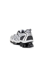 Asics Gel-Quantum Kinetic 2000'S Iconic in Mid Grey & Pure Silver, view 3, click to view large image.
