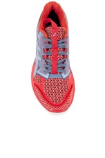 Asics US4-S Gel-Terrain Kiko Curation in Classic Red & Wood Crepe, view 4, click to view large image.