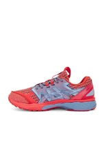 Asics US4-S Gel-Terrain Kiko Curation in Classic Red & Wood Crepe, view 5, click to view large image.