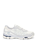 Asics Gel-Nyc in Ivory & Mid Grey, view 1, click to view large image.