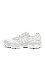 Asics Gel-Nyc in Ivory & Mid Grey, view 5, click to view large image.