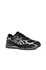 Asics Gel-nyc in Black & Graphite Grey, view 2, click to view large image.