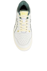 Asics EX89 Full Leather in White & Ivy, view 4, click to view large image.