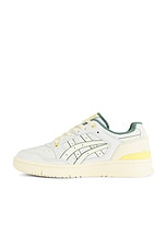 Asics EX89 Full Leather in White & Ivy, view 5, click to view large image.
