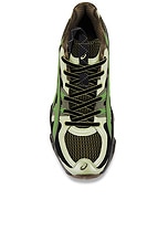 Asics Us5-s Gel-quantum Kinetic Kiko Curation in Moss & Bamboo, view 4, click to view large image.