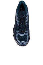 Asics Us5-s Gel-quantum Kinetic Kiko Curation in Light Indigo & Peacoat, view 4, click to view large image.