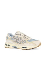 Asics Gel-Nyc in Dolphin Grey & Oyster Grey, view 2, click to view large image.