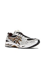 Asics Gel Kayano 14 in Black & Coffee, view 2, click to view large image.