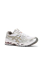 Asics GEL-KAYANO 14 Sneaker in White & Moonrock, view 2, click to view large image.
