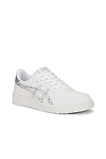 Asics Japan S in White & Pure Silver, view 2, click to view large image.