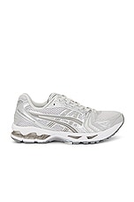Asics Gel-Kayano 14 in Cloud Grey & Clay Grey, view 1, click to view large image.