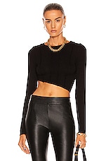 Atoir Constellation Crop Top in Black, view 1, click to view large image.
