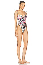 Agua by Agua Bendita Rabano One Piece Swimsuit in Multi, view 2, click to view large image.