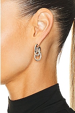AGMES Ellipses Hoops in Sterling Silver, view 2, click to view large image.