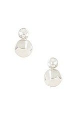AGMES Short Stella Earrings in Sterling Silver, view 1, click to view large image.