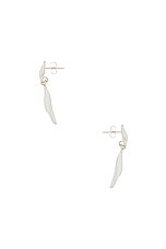 AGMES Short Stella Earrings in Sterling Silver, view 3, click to view large image.