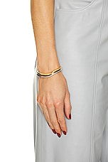 AGMES Small Astrid Cuff Set in Sterling Silver & Gold Vermeil, view 2, click to view large image.
