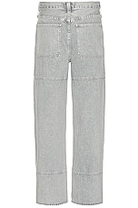 AGOLDE Emery Utility Jean in Concrete, view 2, click to view large image.