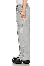 AGOLDE Emery Utility Jean in Concrete, view 4, click to view large image.